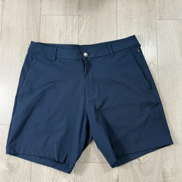 Lululemon Commission Classic-Fit 7" Warpstreme Navy Blue Shorts - Picture 9 of 10